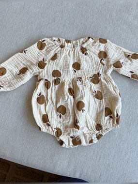 Rylee + Cru Golden Apple Bubble Romper